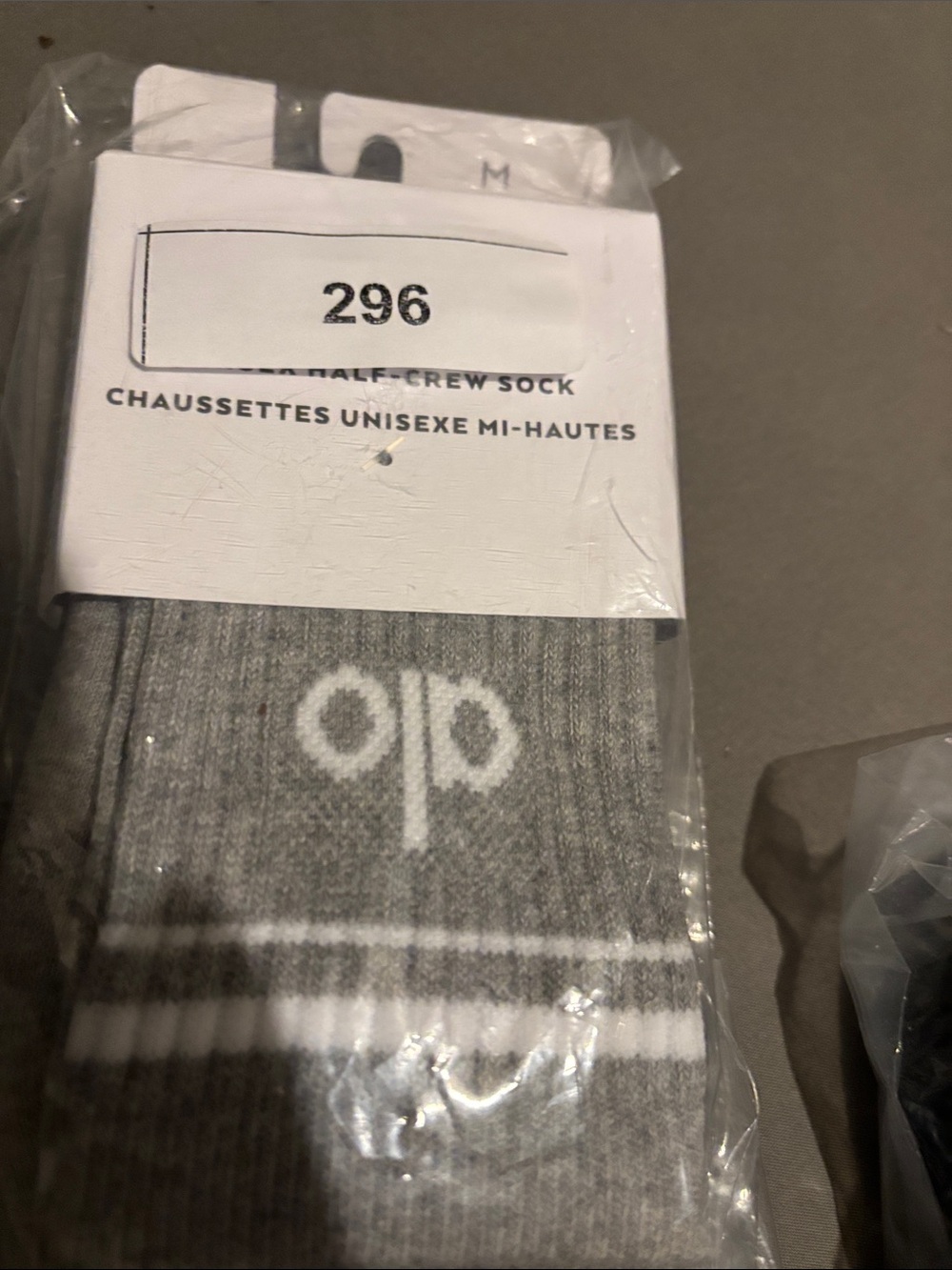 Alo socks grey/white